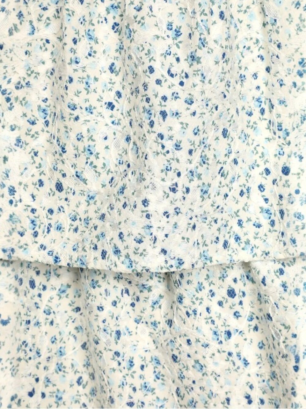 NWT Lulus Top Tier Babe Blue Floral Embroidered Sleeveless Midi Dress (size S) - Picture 6 of 12